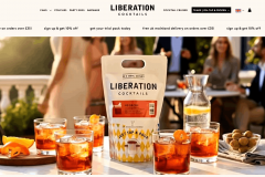 Liberation Cocktails – Premium Pre-Mixed Cocktail E-Commerce Store